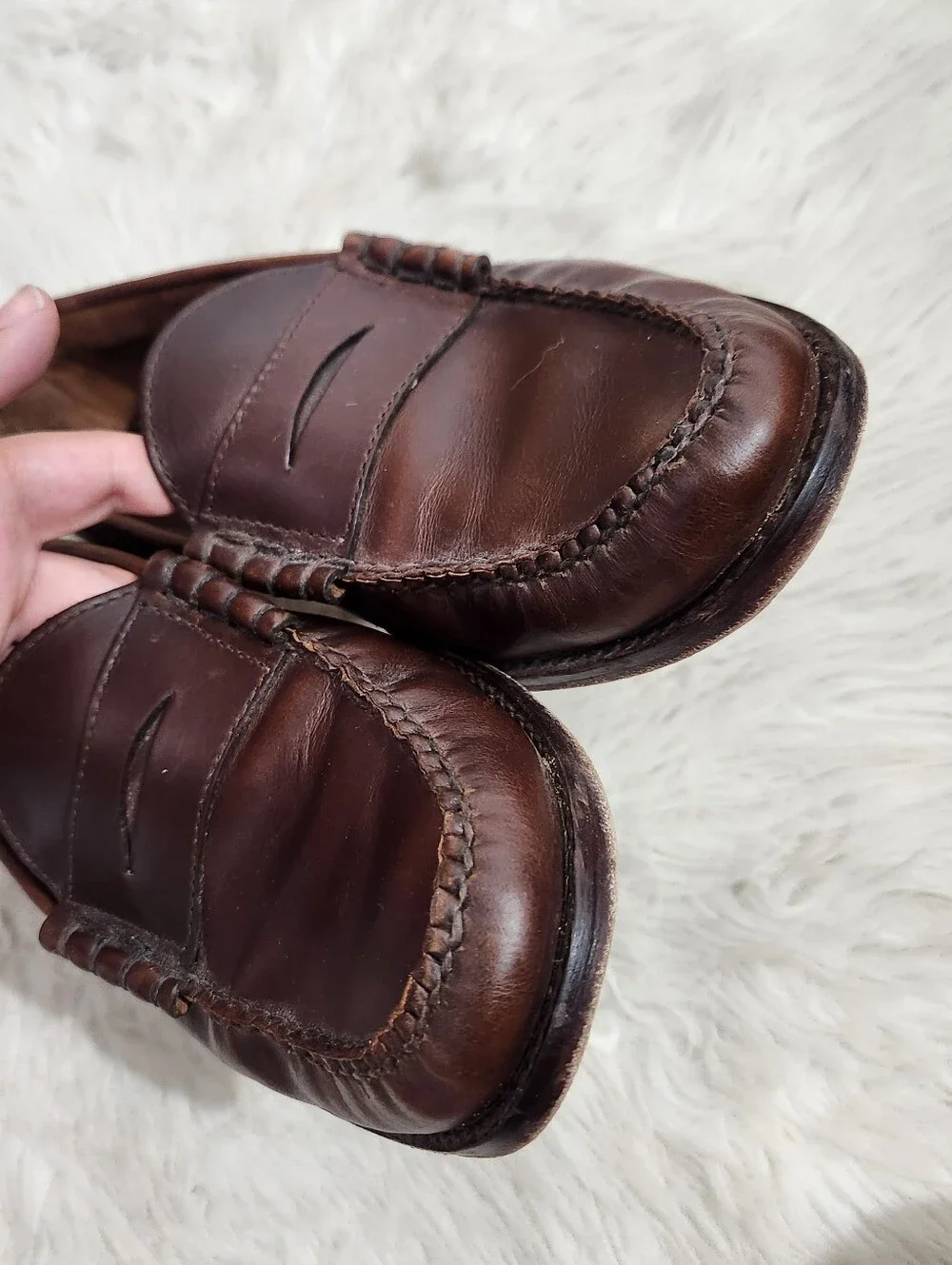 J. Crew Brown Leather Camden Loafers 10.5